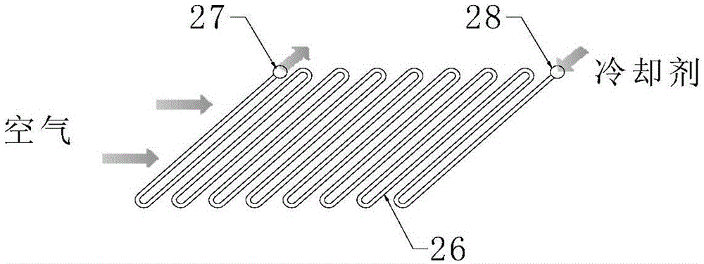 Pre-cooling air-breathing type variable cycle engine