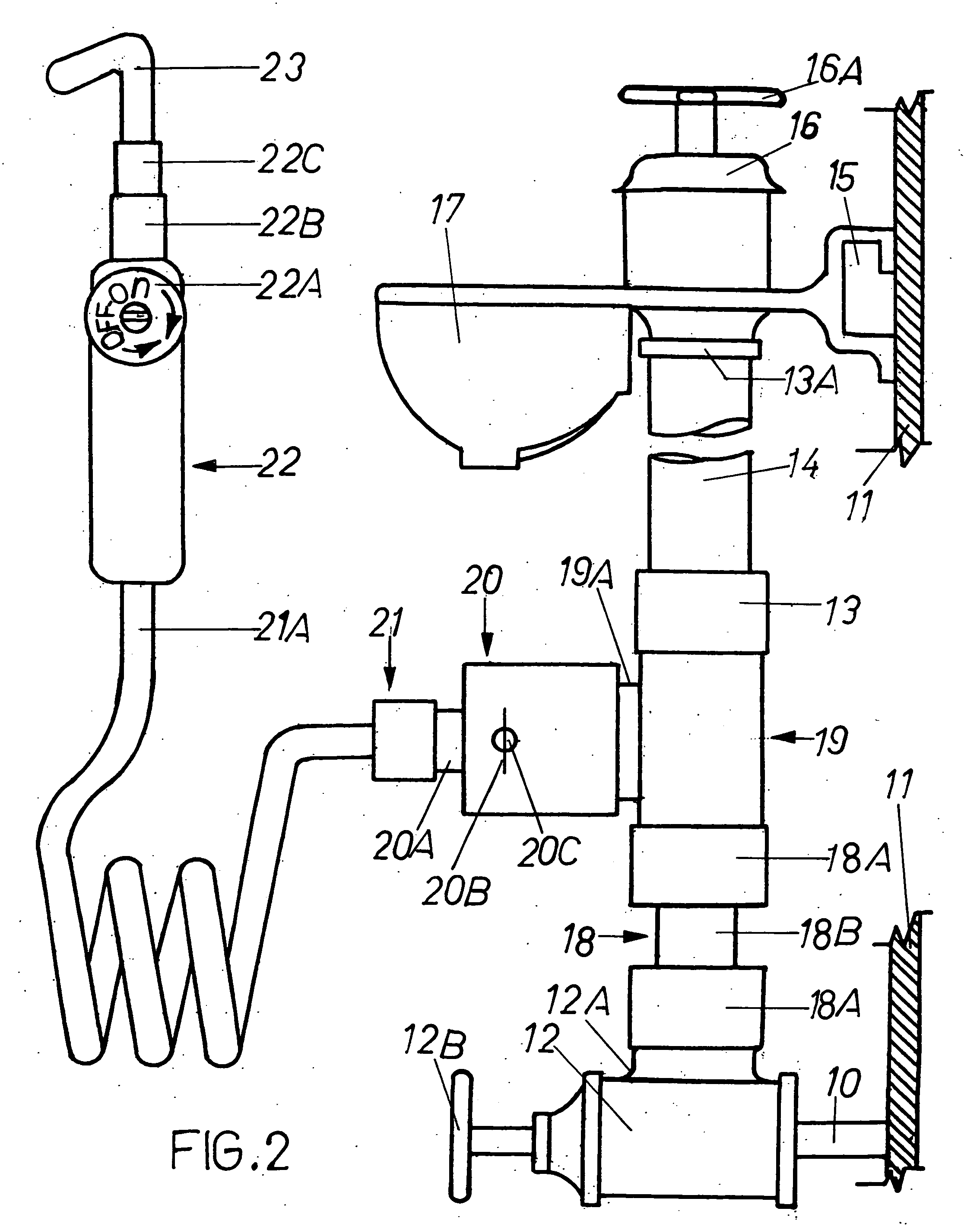 Dental hygiene pulsatory slit apparatus