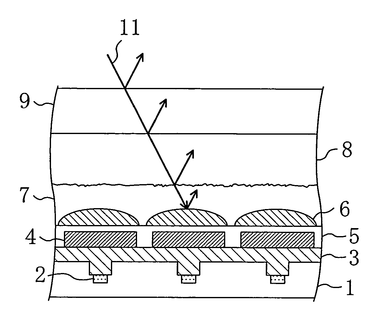 Solid-state image sensing device having a layer on microlens and method for fabricating the same