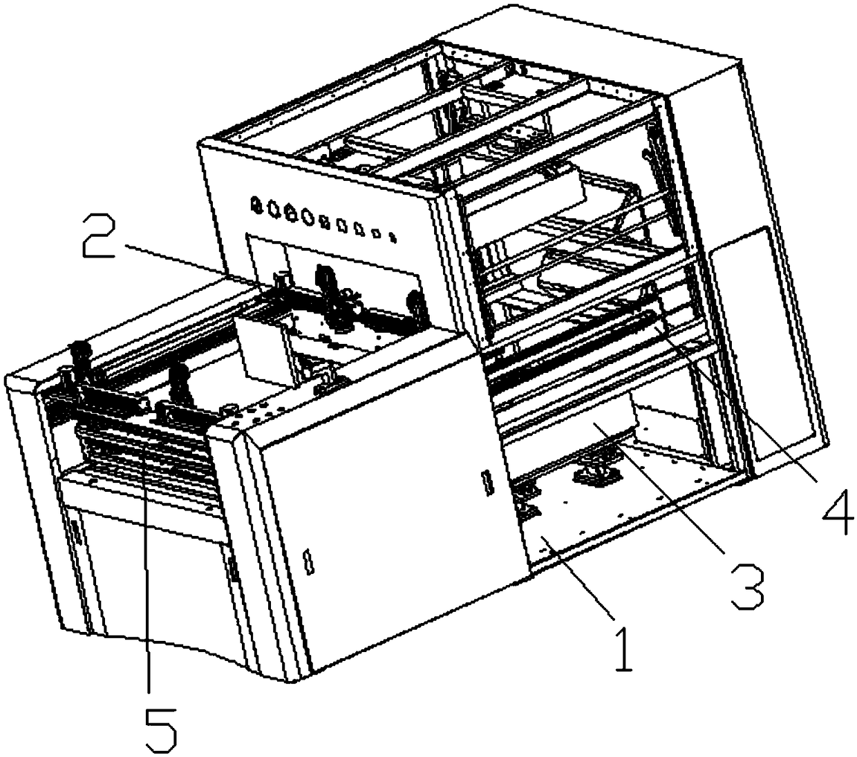 A novel anti-welding double-sided LED exposure machine