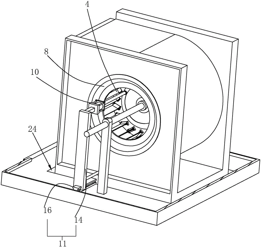 Cabinet-type self-cleaning draught fan