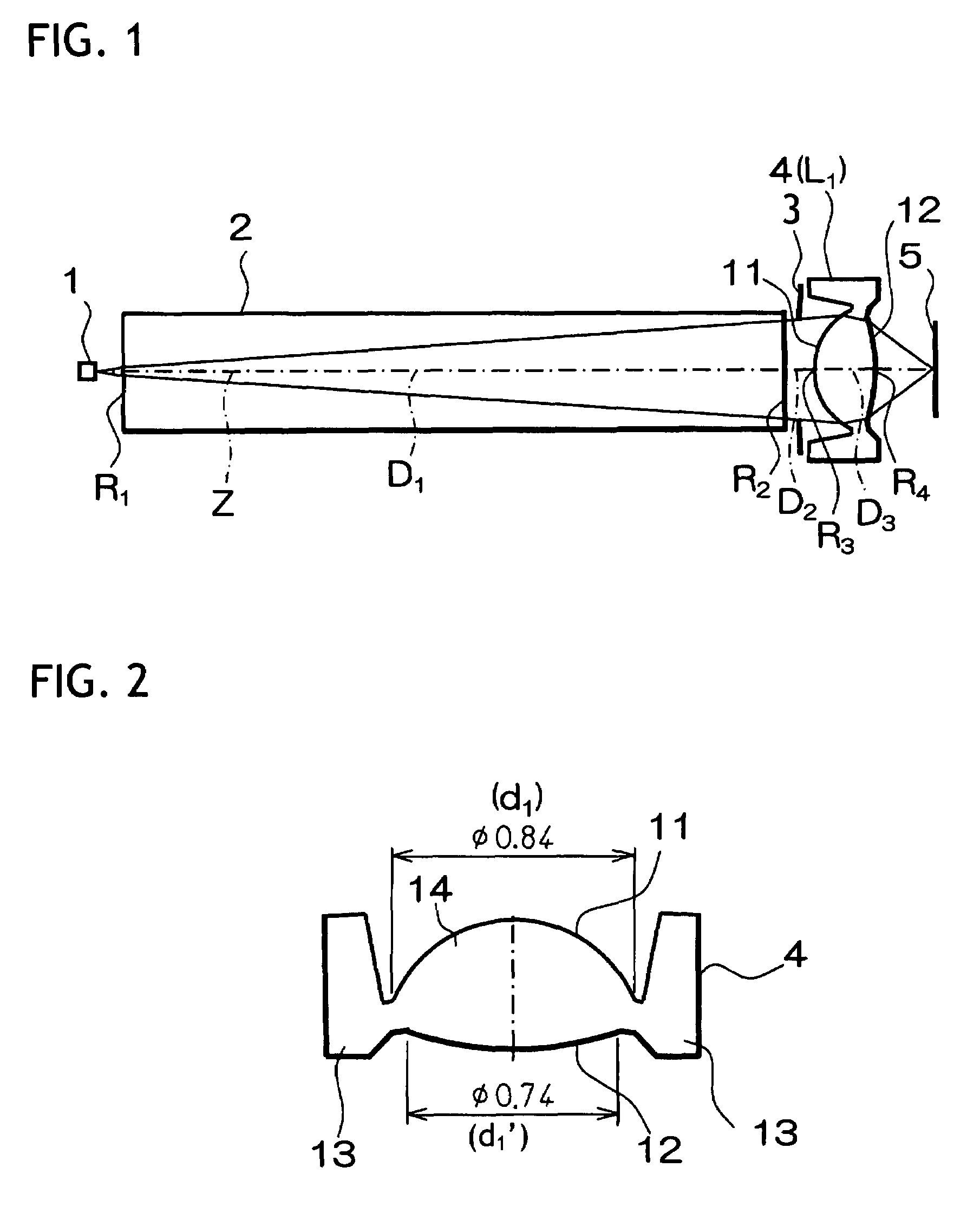 Molded lens