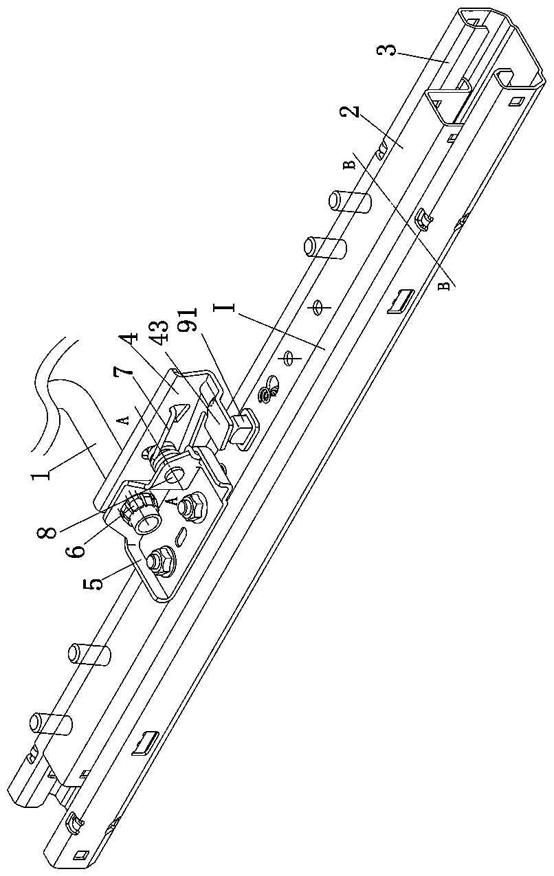 Method for installing and unlocking locking mechanism in sliding rail of car seat