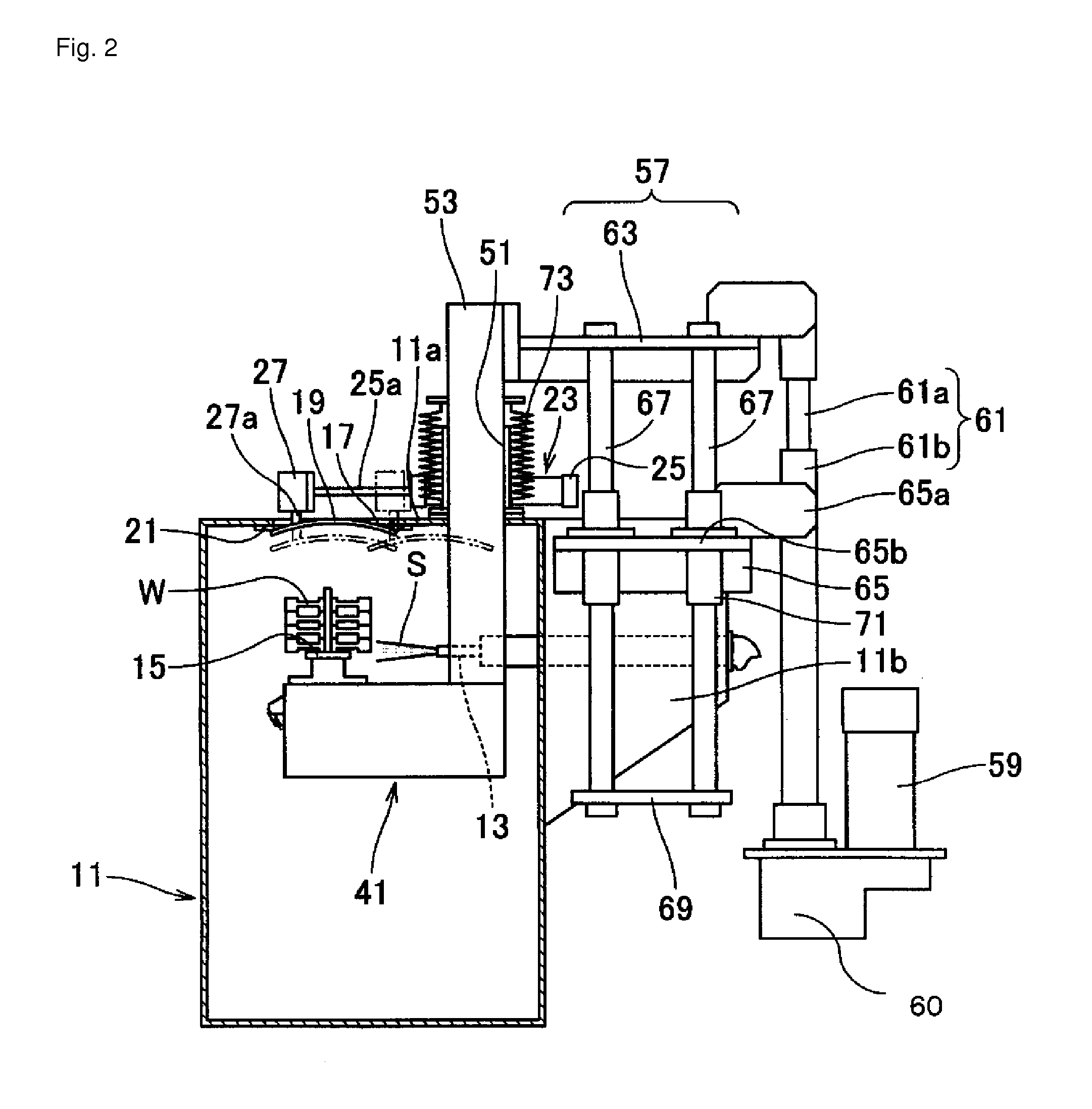 Machine for blasting abrasives