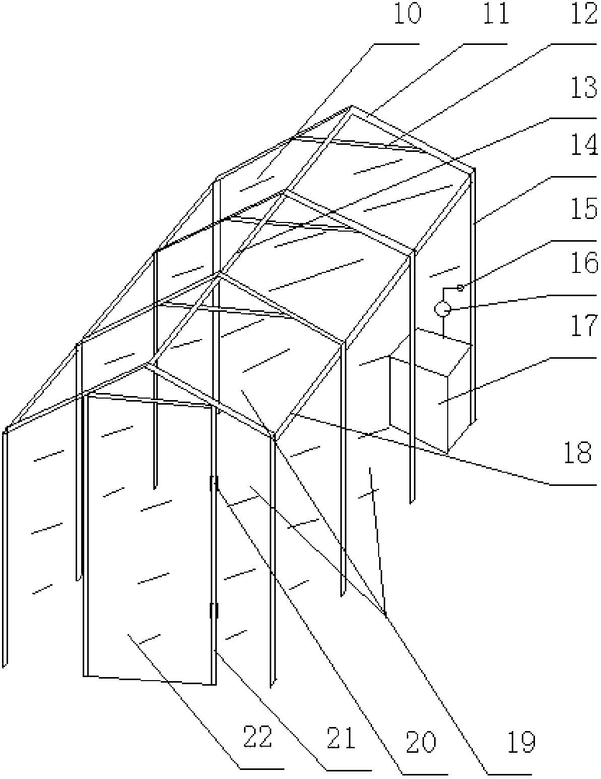 Movable sunlight constant temperature room