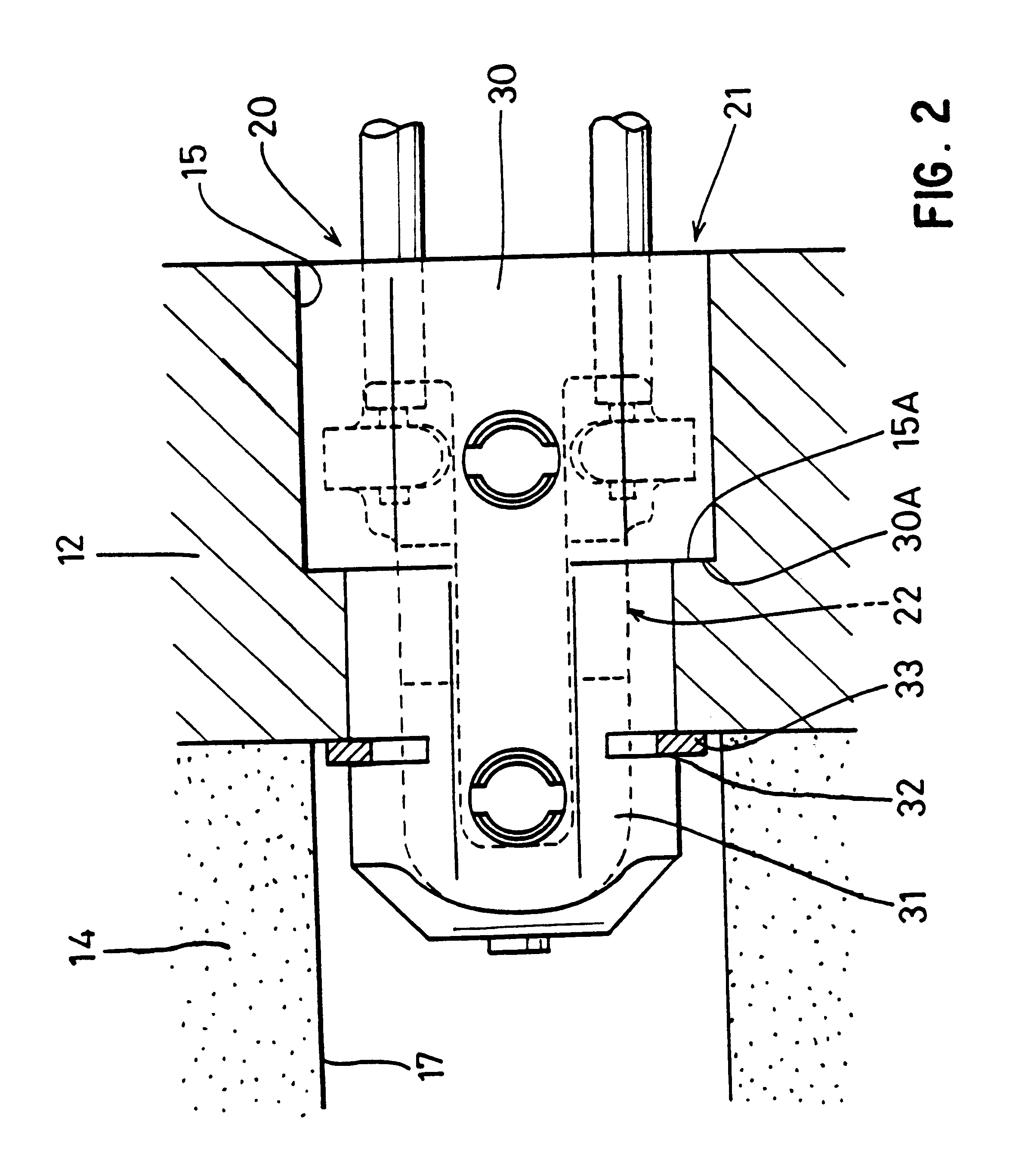 Abrasion detecting probe for a brake pad