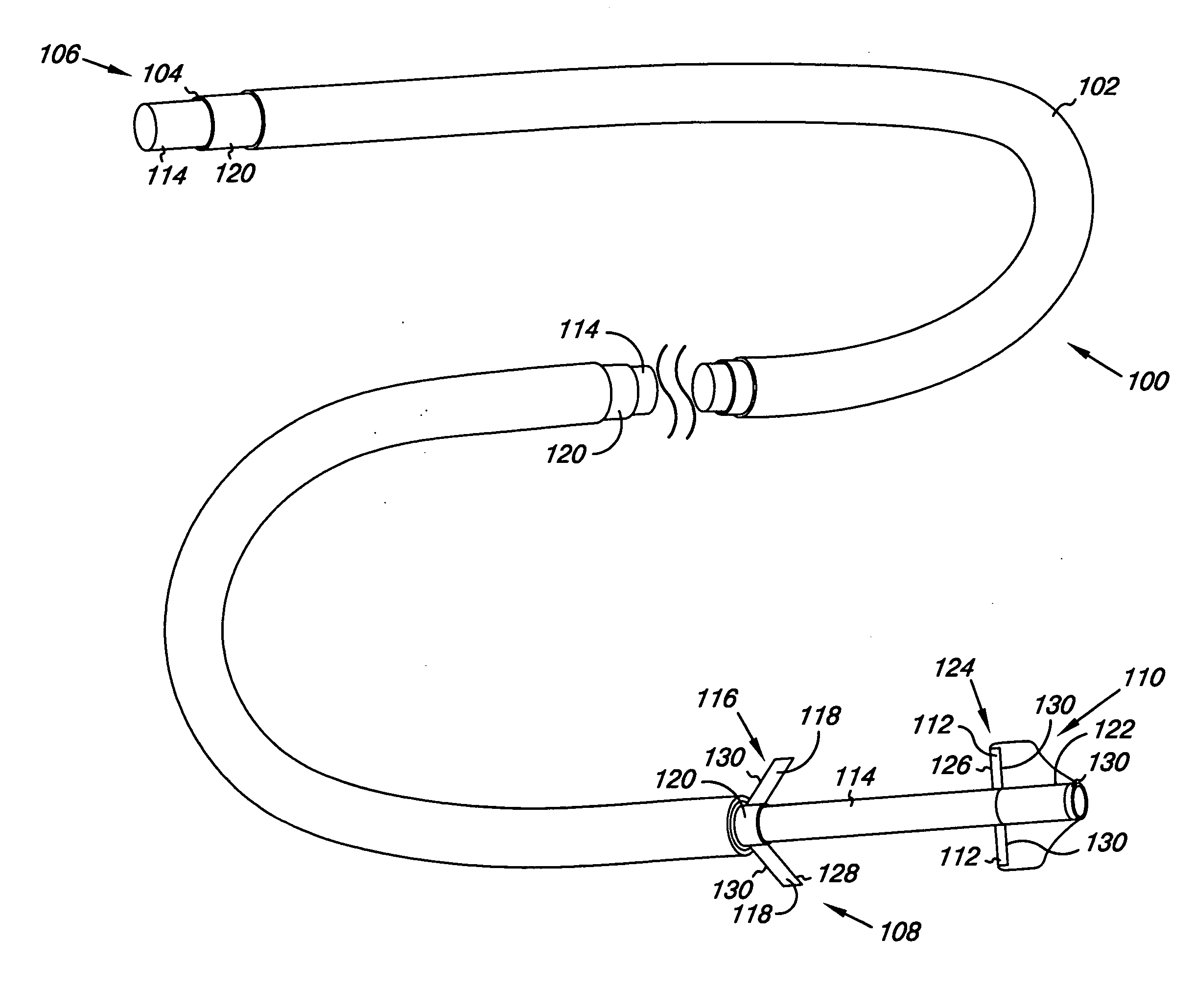 Vascular catheter, system, and method