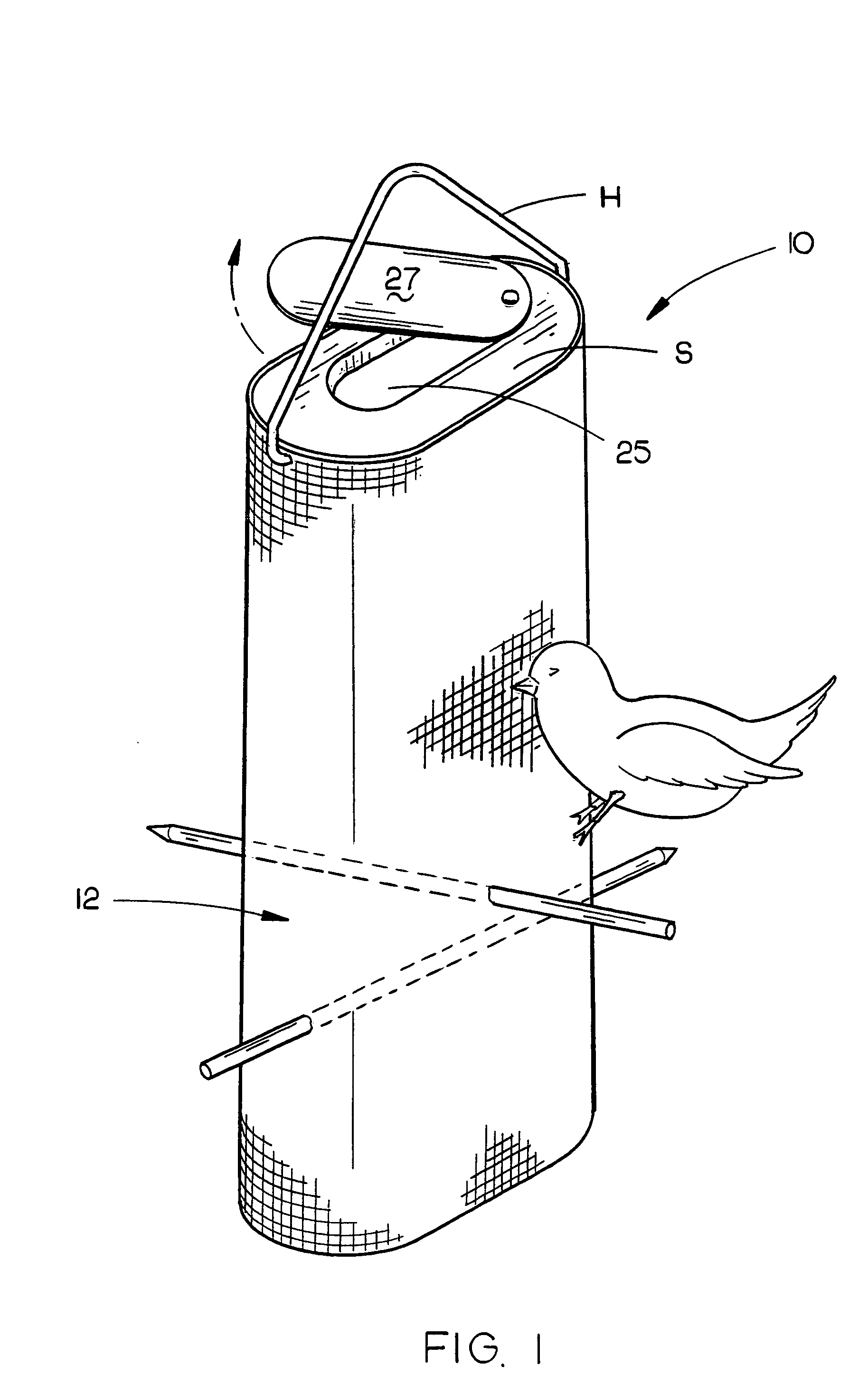 Collapsible mesh feeder