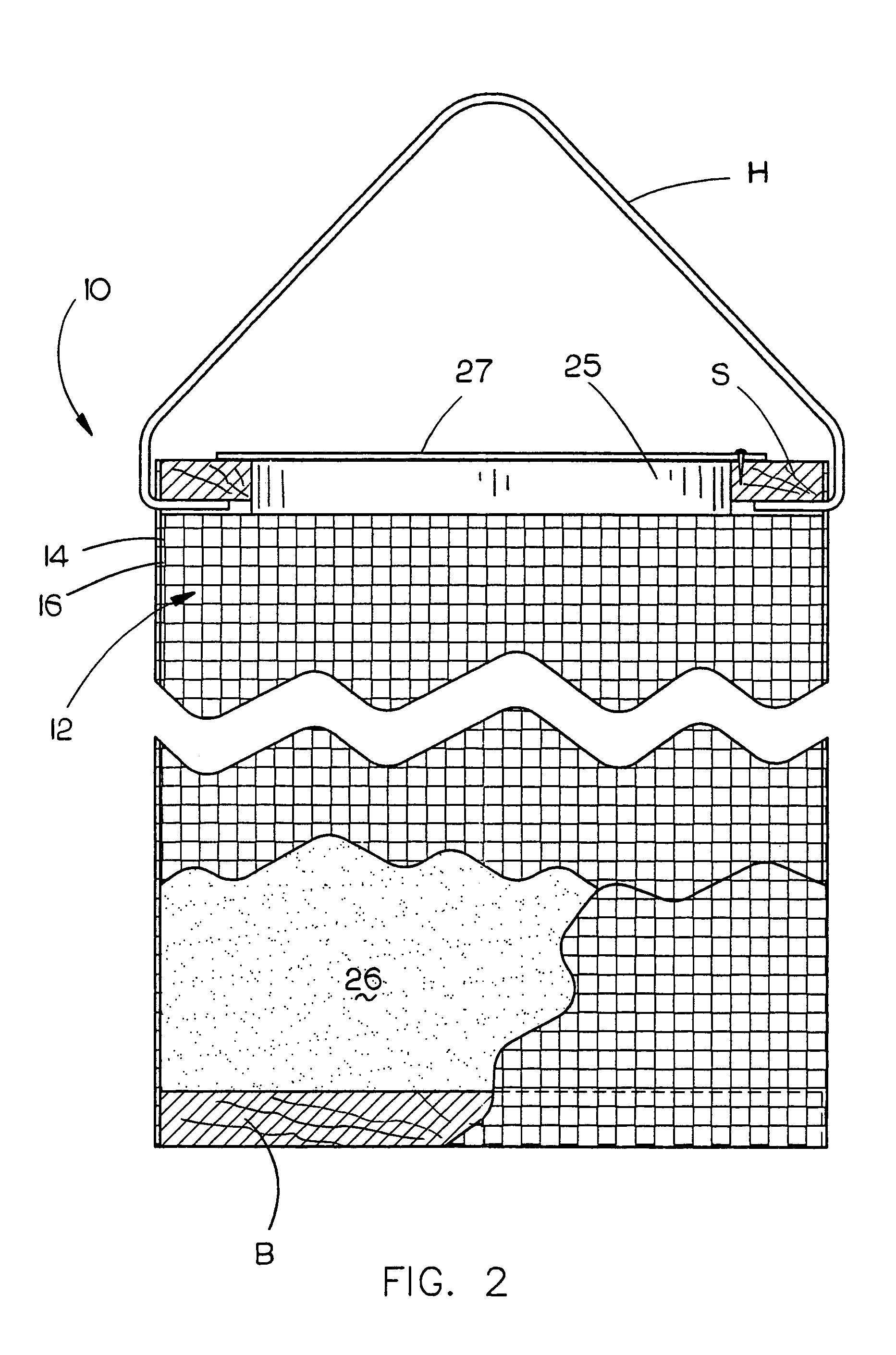 Collapsible mesh feeder