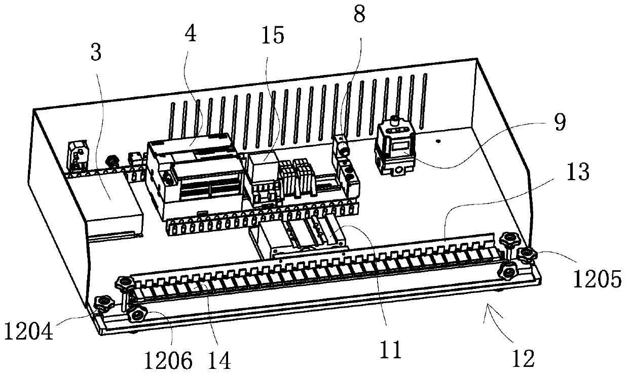 Circuit breaker pull-out test bench and test method