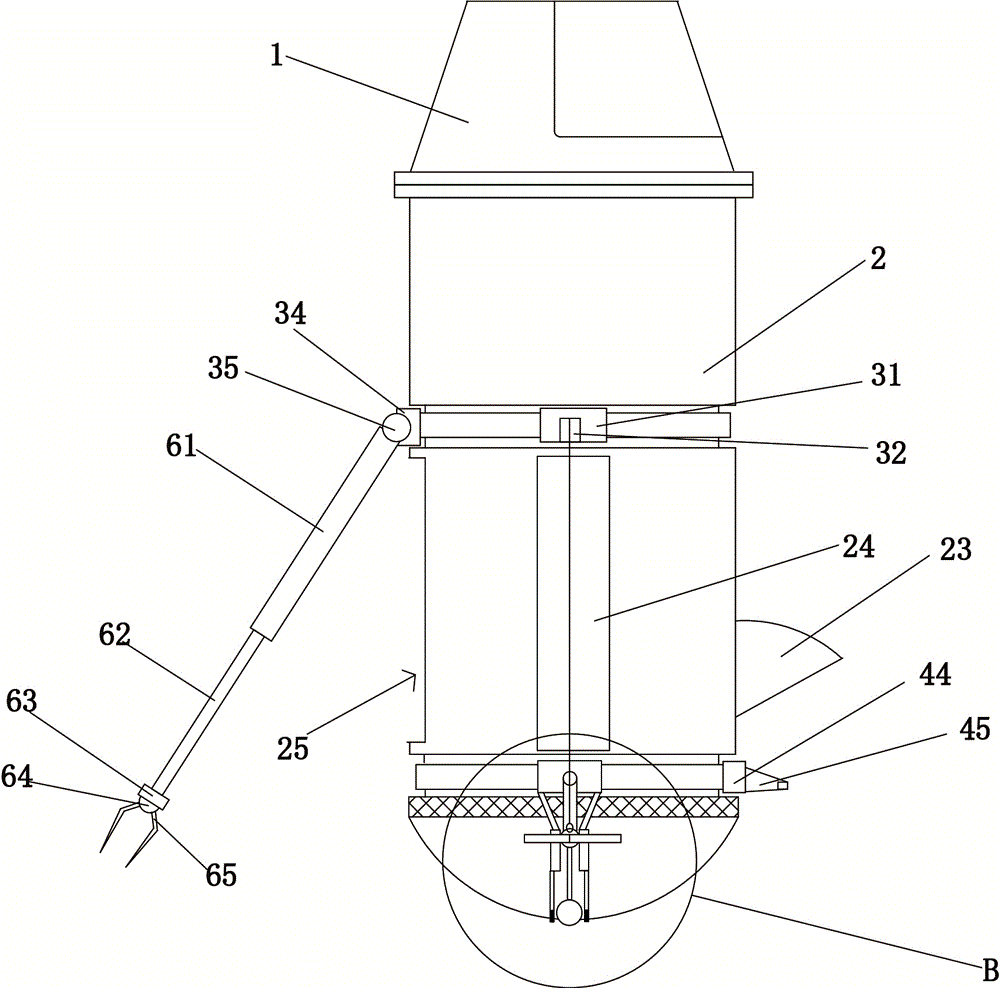 Automatically picking up trash bin