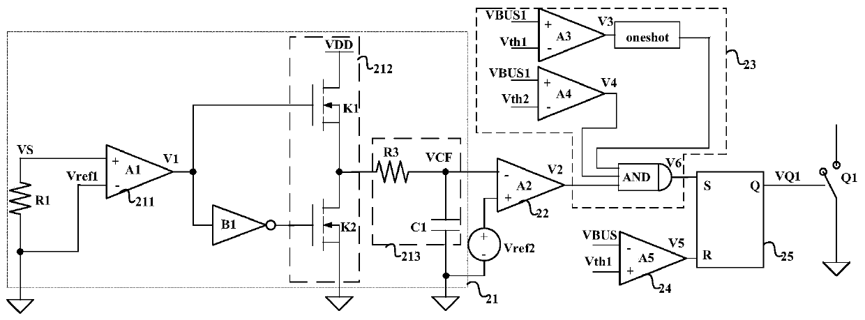 LED driving circuit having TRIAC dimmer, circuit module and control method