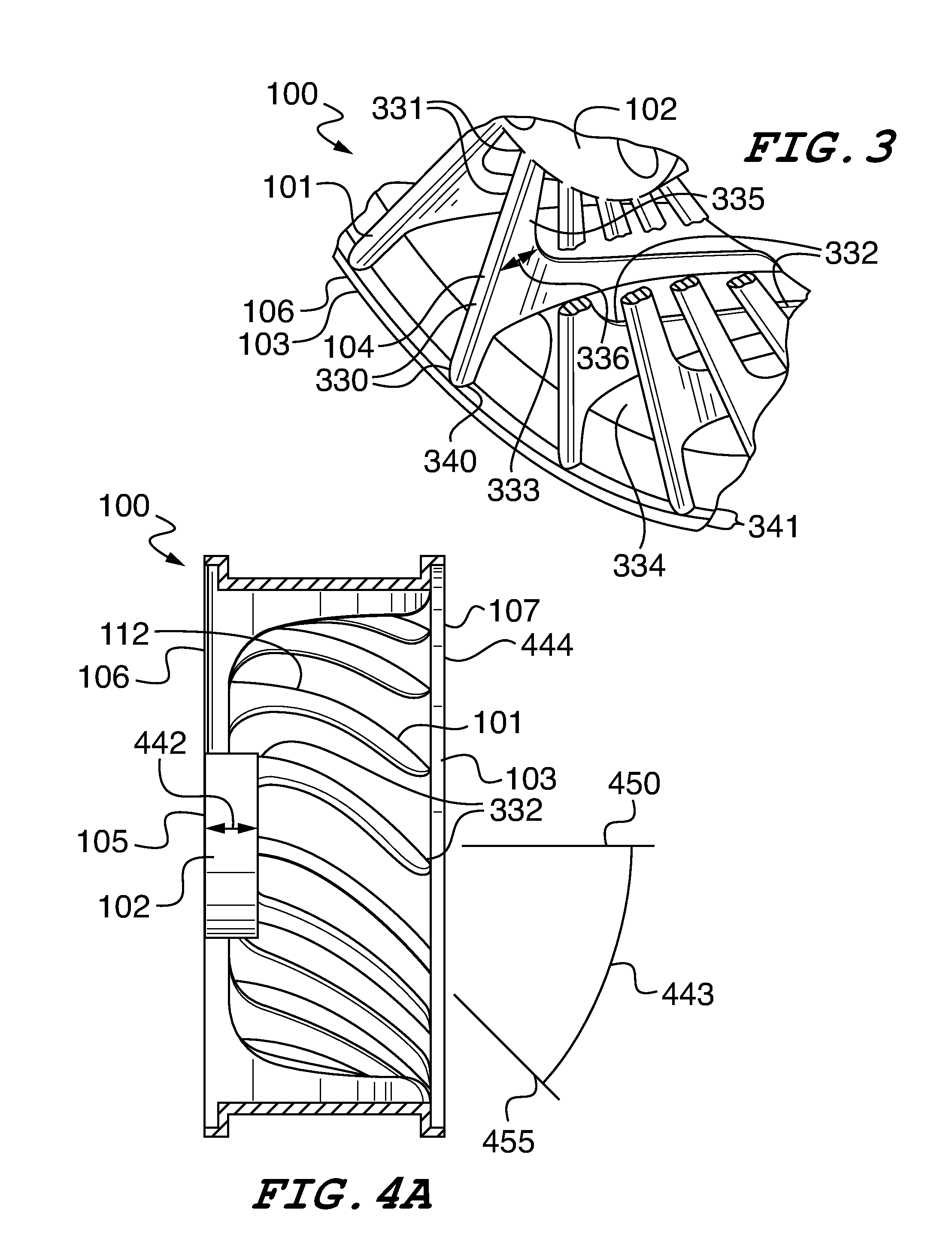 Rim, airless tire and hubcap designs configured to directionally convey air and methods for their use