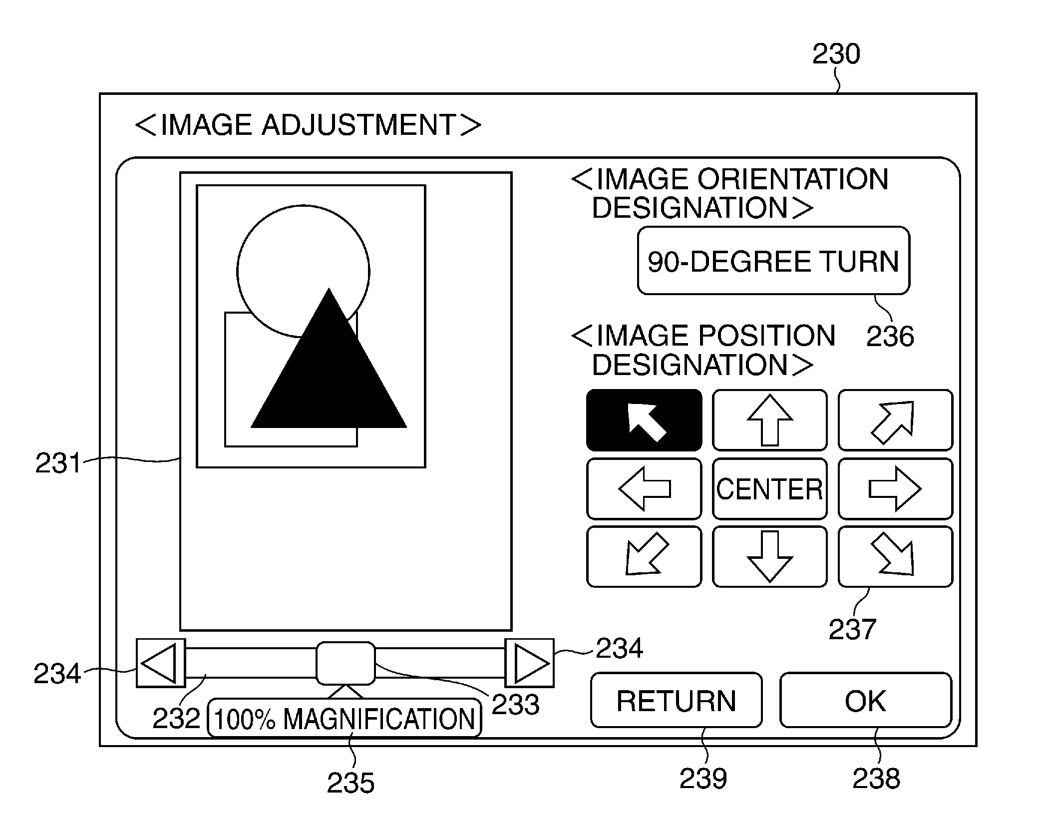 Image forming apparatus equipped with real-size preview function, image display method, and storage medium