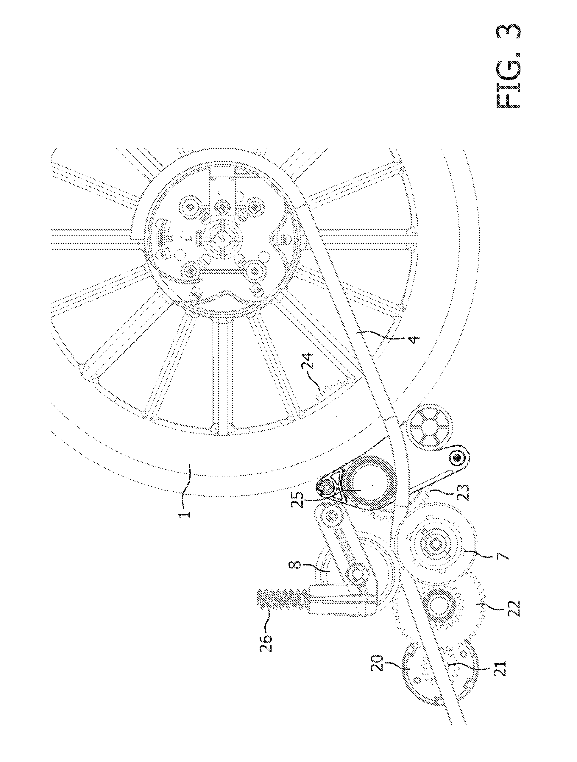 Paying out and retracting an electric power cord