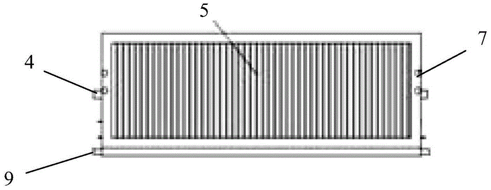 A multi-channel double-layer flat membrane module