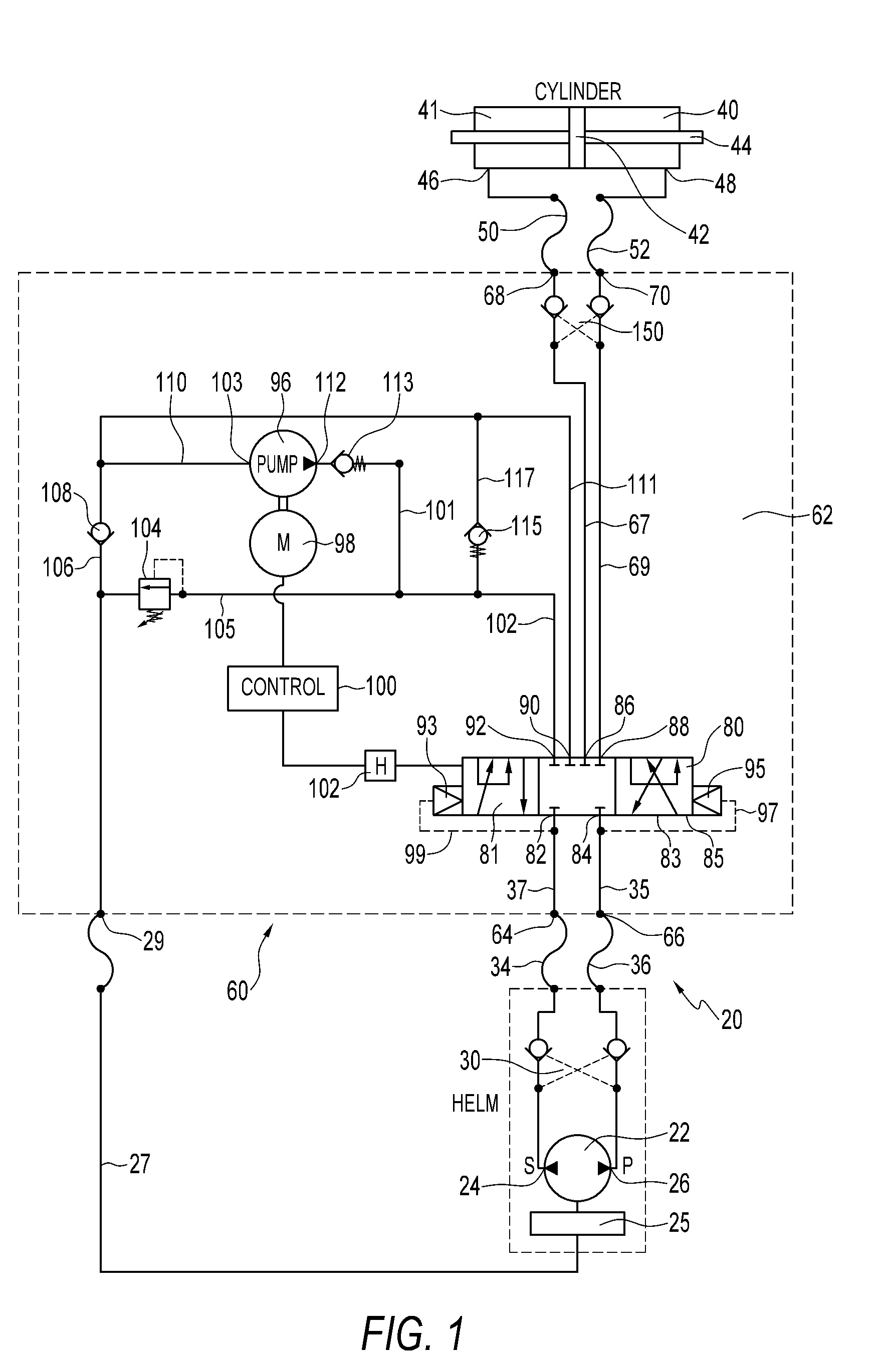 Power assist steering apparatus and method responsive to volume flow of fluid