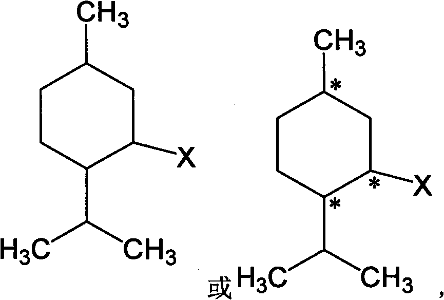 Application of menthol and derivatives thereof as cultural relic excavation site reinforcing material