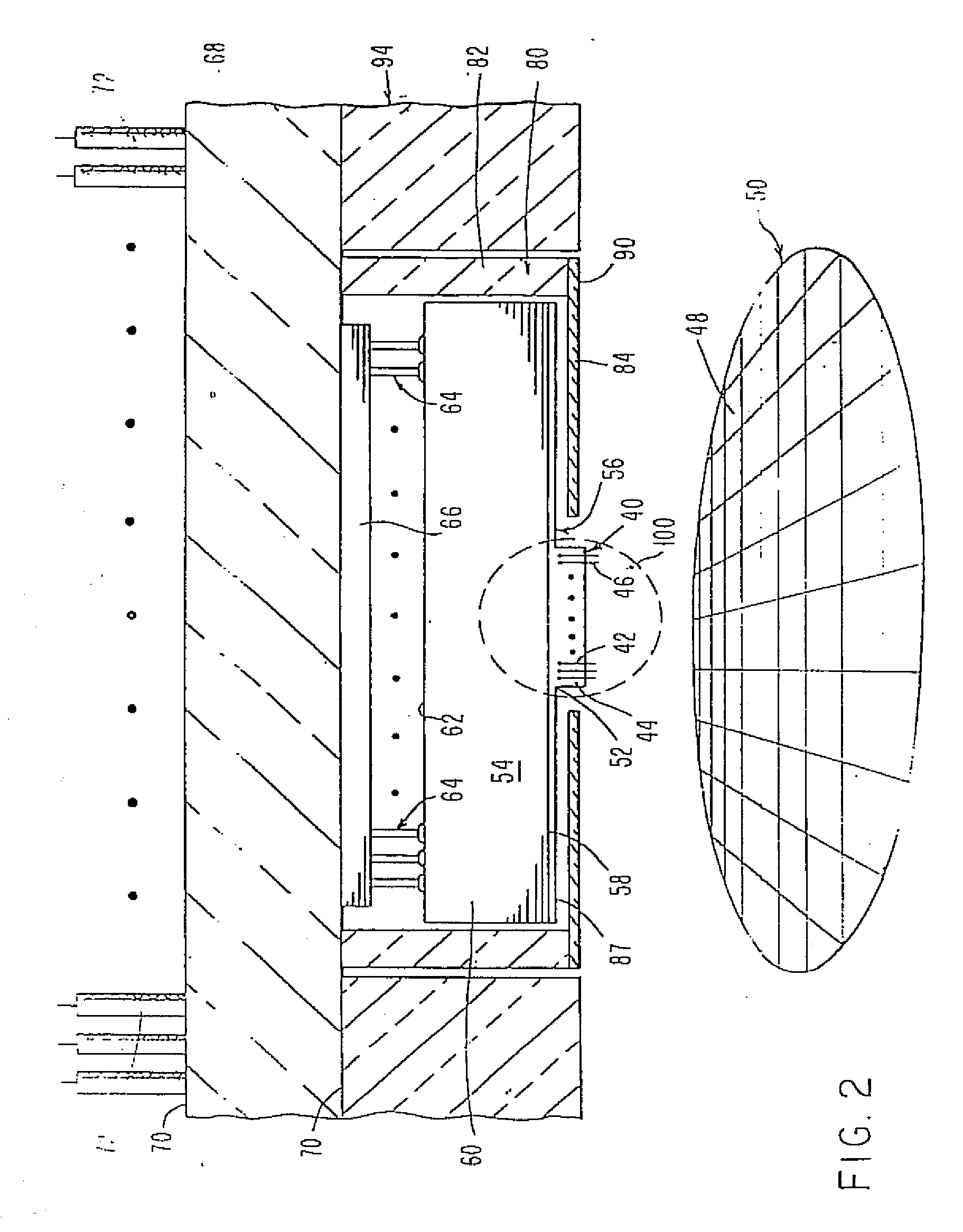 High density integrated circuit apparatus, test probe and methods of use thereof