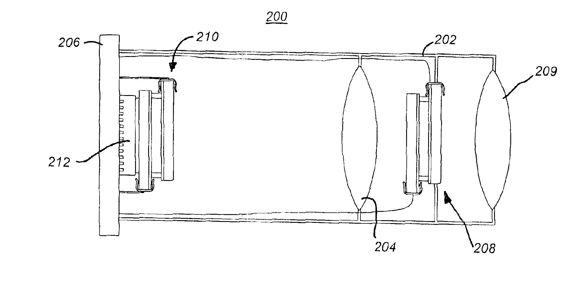 Devices incorporating electrochromic elements and optical sensors