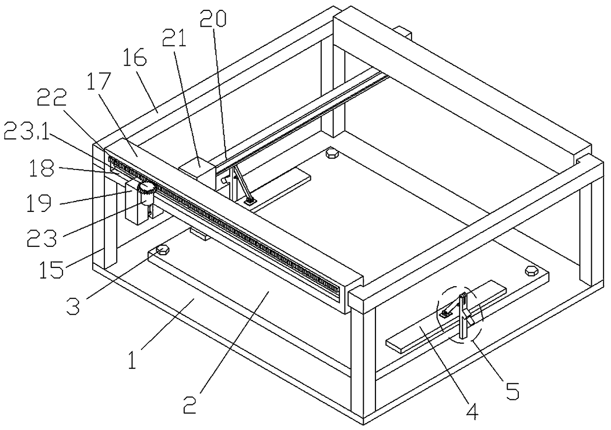 Glass cutting machine capable of positioning glass plate