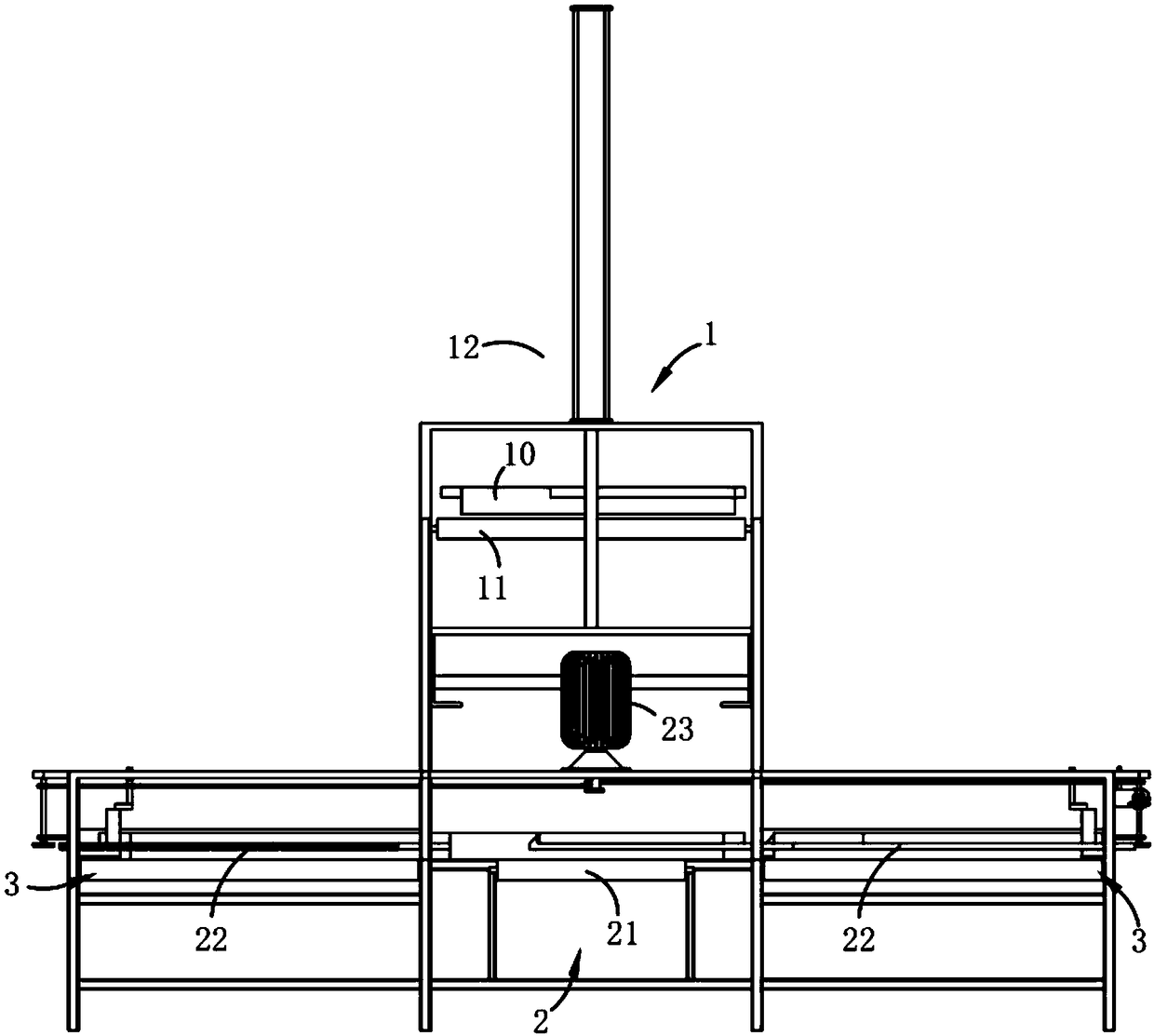 Automatic production process for lip bricks