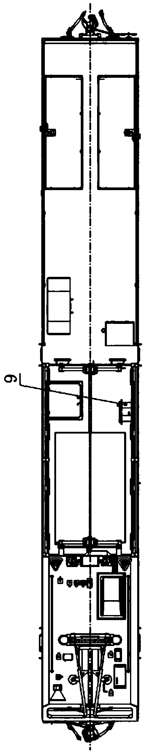 Comprehensive operation vehicle for contact net of storage battery of metro