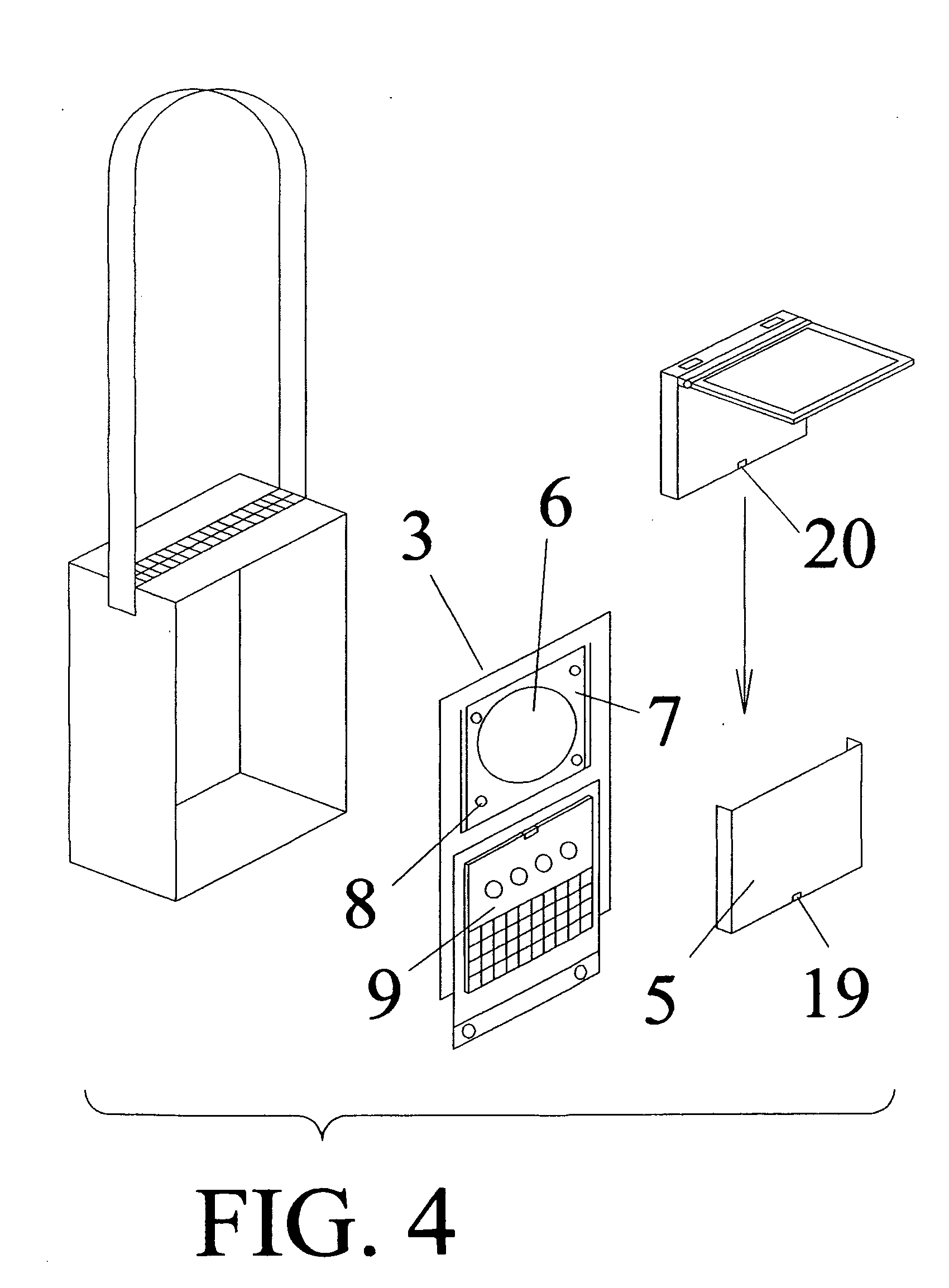 Bag Computer with interior access coupling