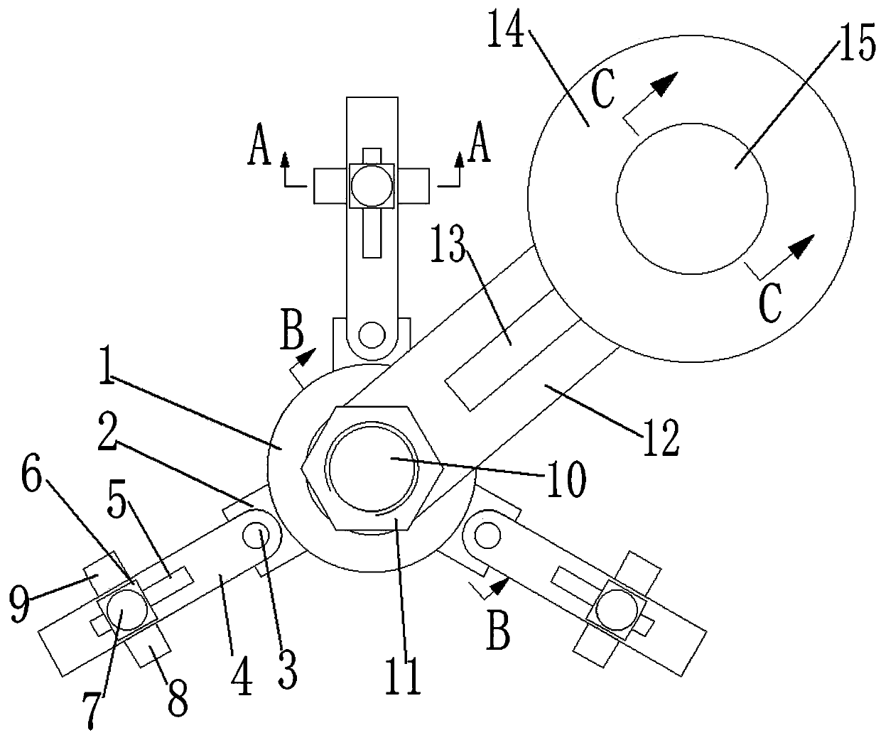 Universal wheel dismounting and mounting tool for swivel chair