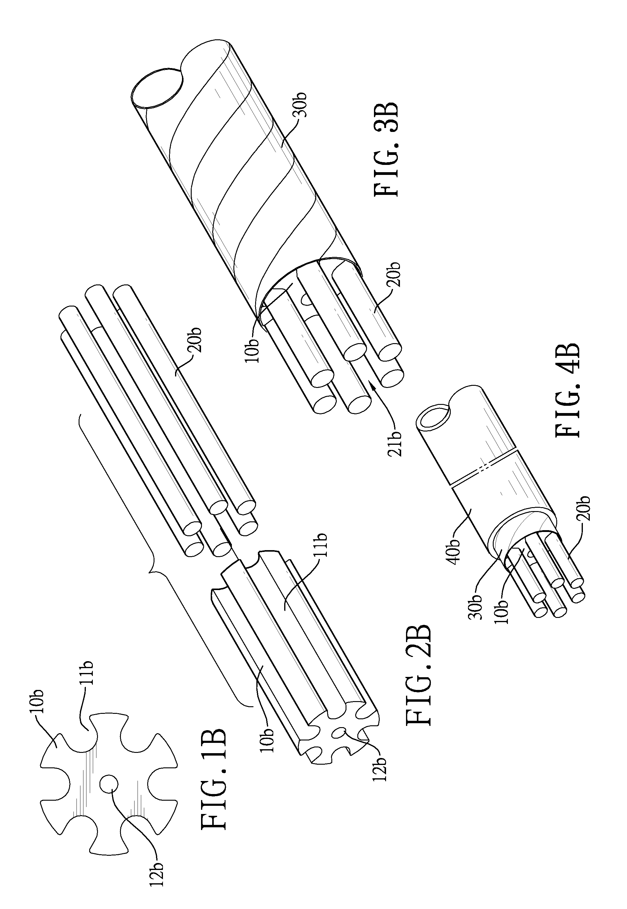 Parallel structure high conductibility cable with conductor keeper