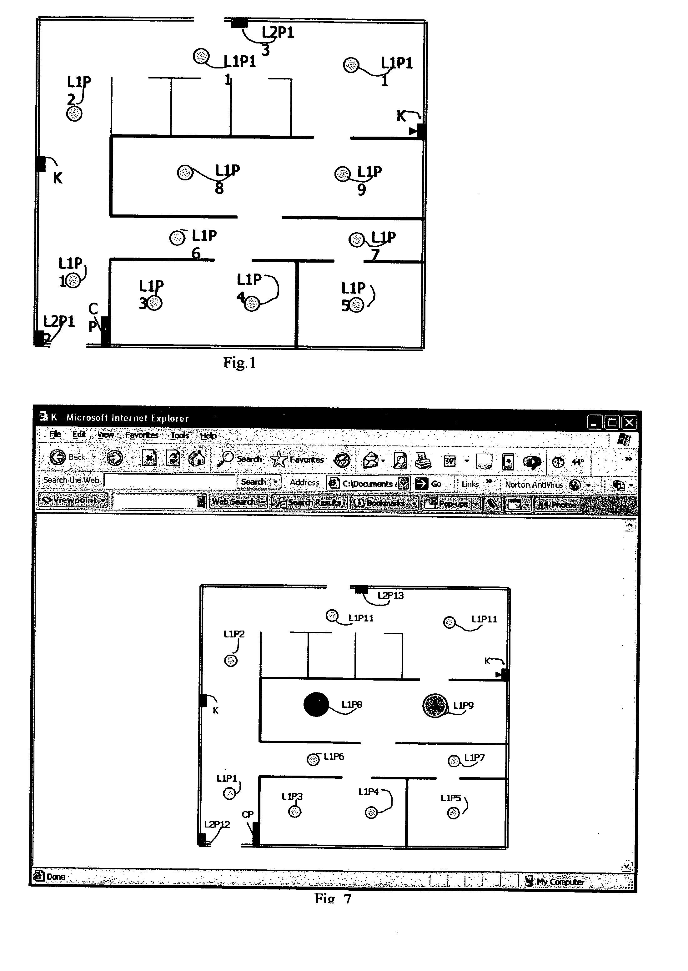 Communication system for a fire alarm or security system