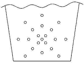 Device and method preventing wet sand from adhering