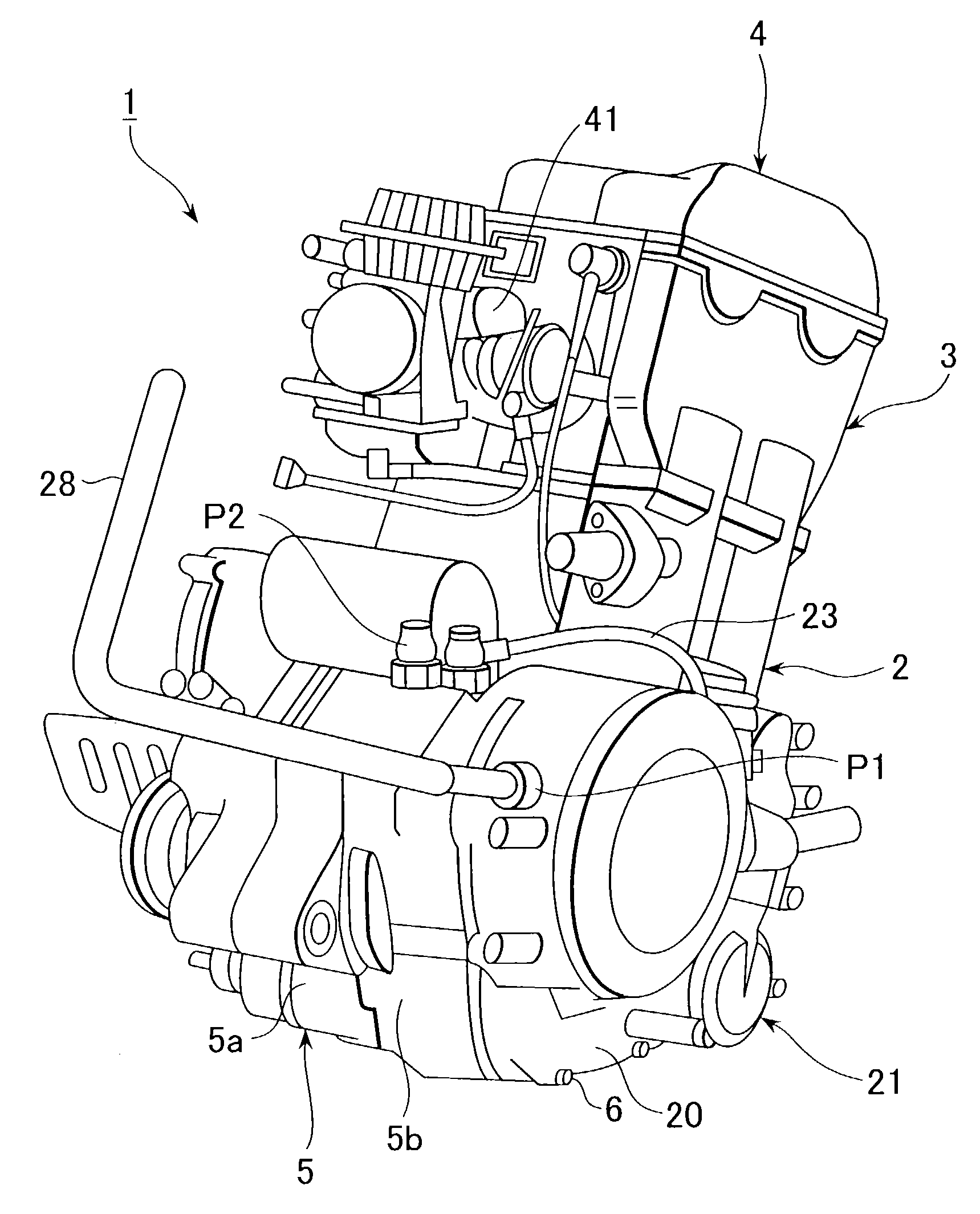 Blowby gas circulation system and the method of circulation