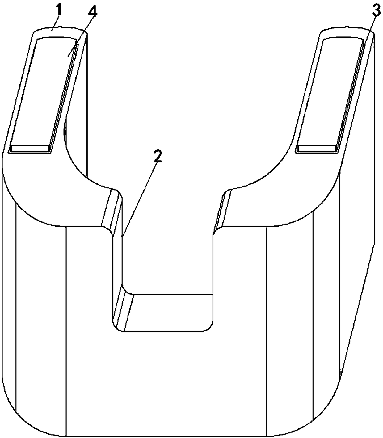 Toilet pedal that expands attachment area based on pressure