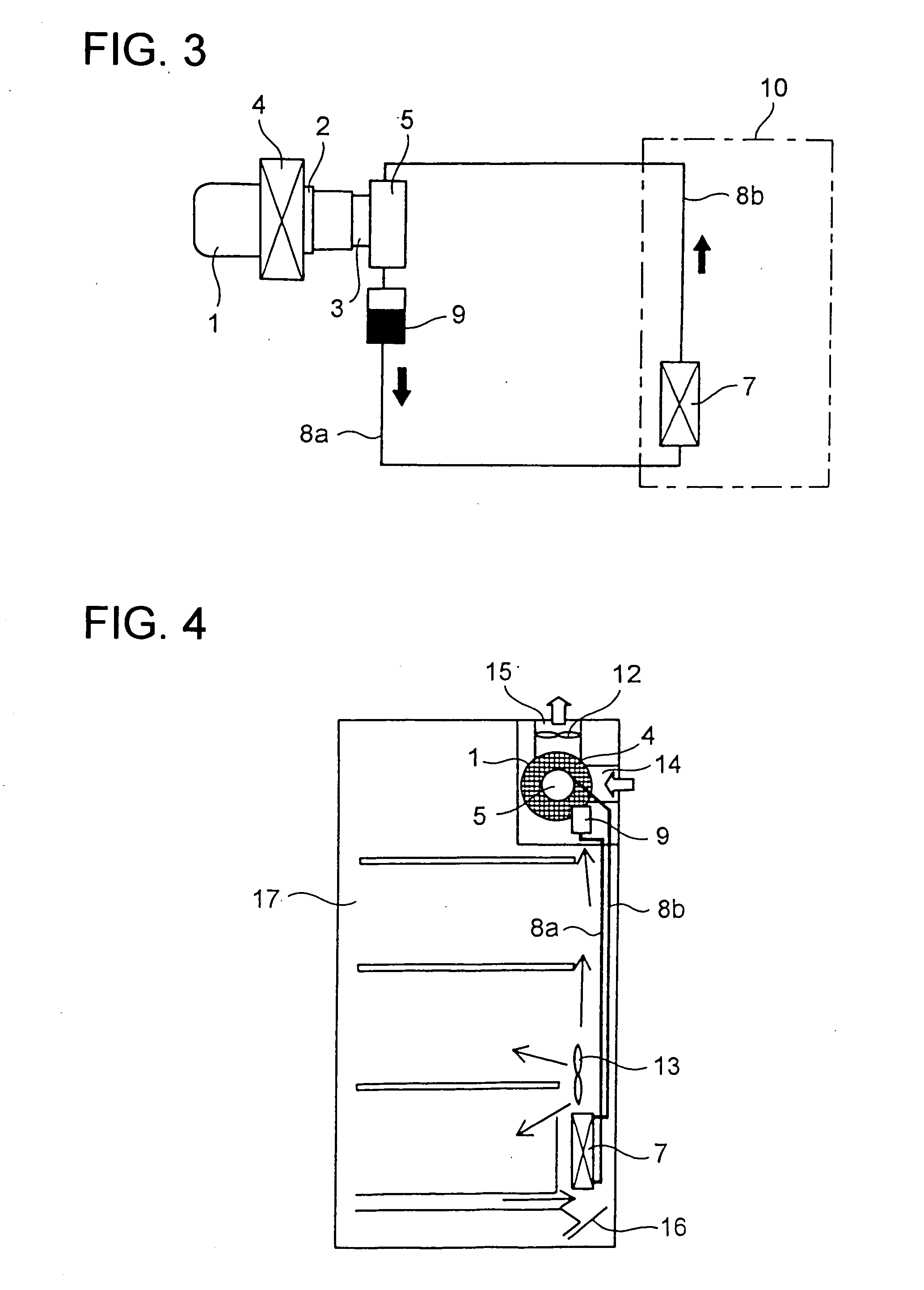 Stirling cooling device, cooling chamber, and refrigerator