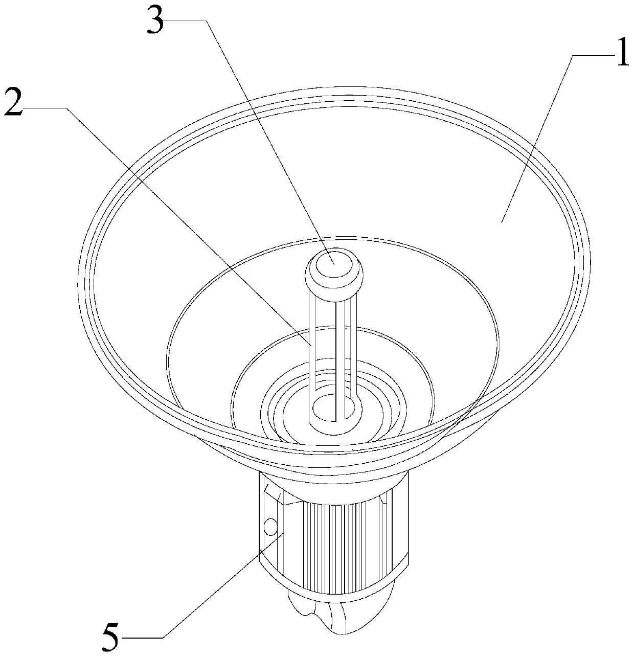 An acoustic focusing pickup device