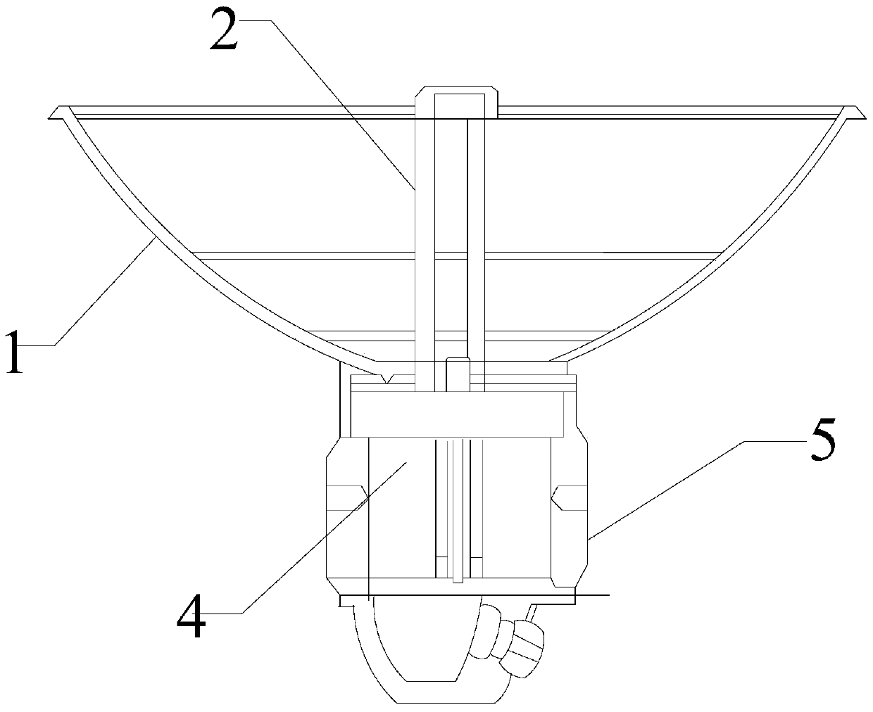 An acoustic focusing pickup device