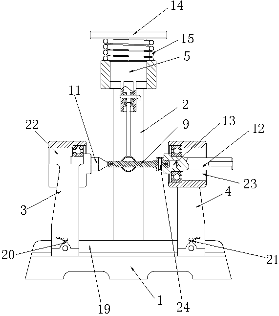 Test device capable of determining shaft component anti-seize performance and application thereof