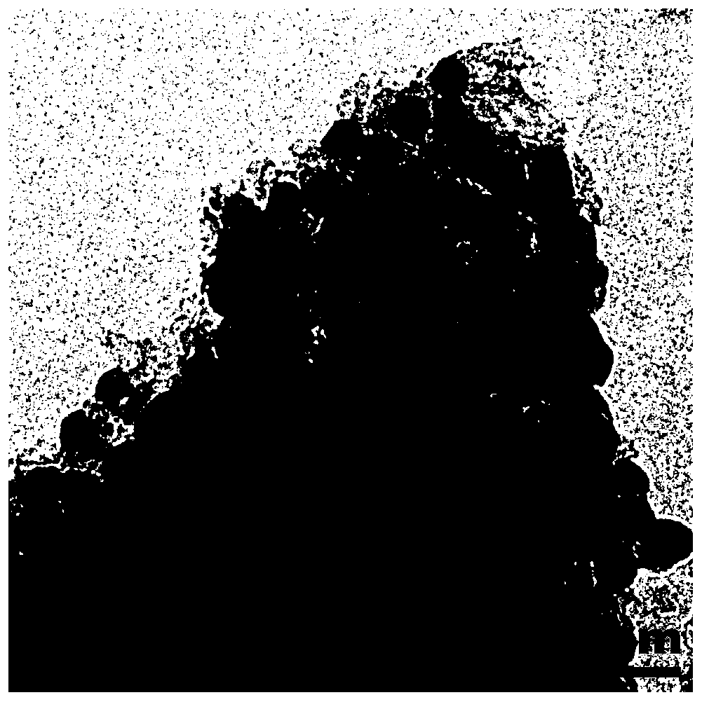 Antimony trisulfide nanodot/sulfur-doped carbon composite material, preparation method thereof and application of antimony trisulfide nanodot/sulfur-doped carbon composite material to sodium/potassium ion battery