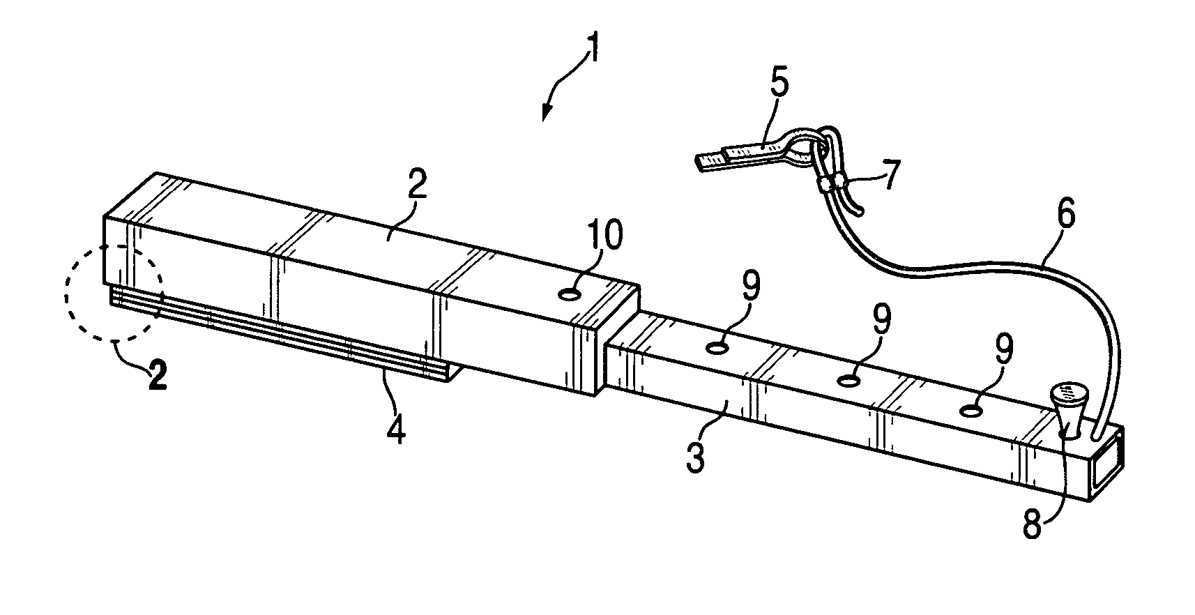 Adjustable removable restraining stop for double hung windows