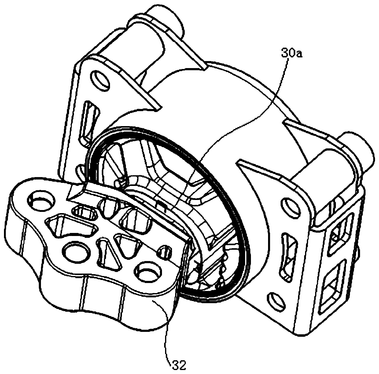 Suspension system used for electric vehicle, and electric vehicle comprising suspension system