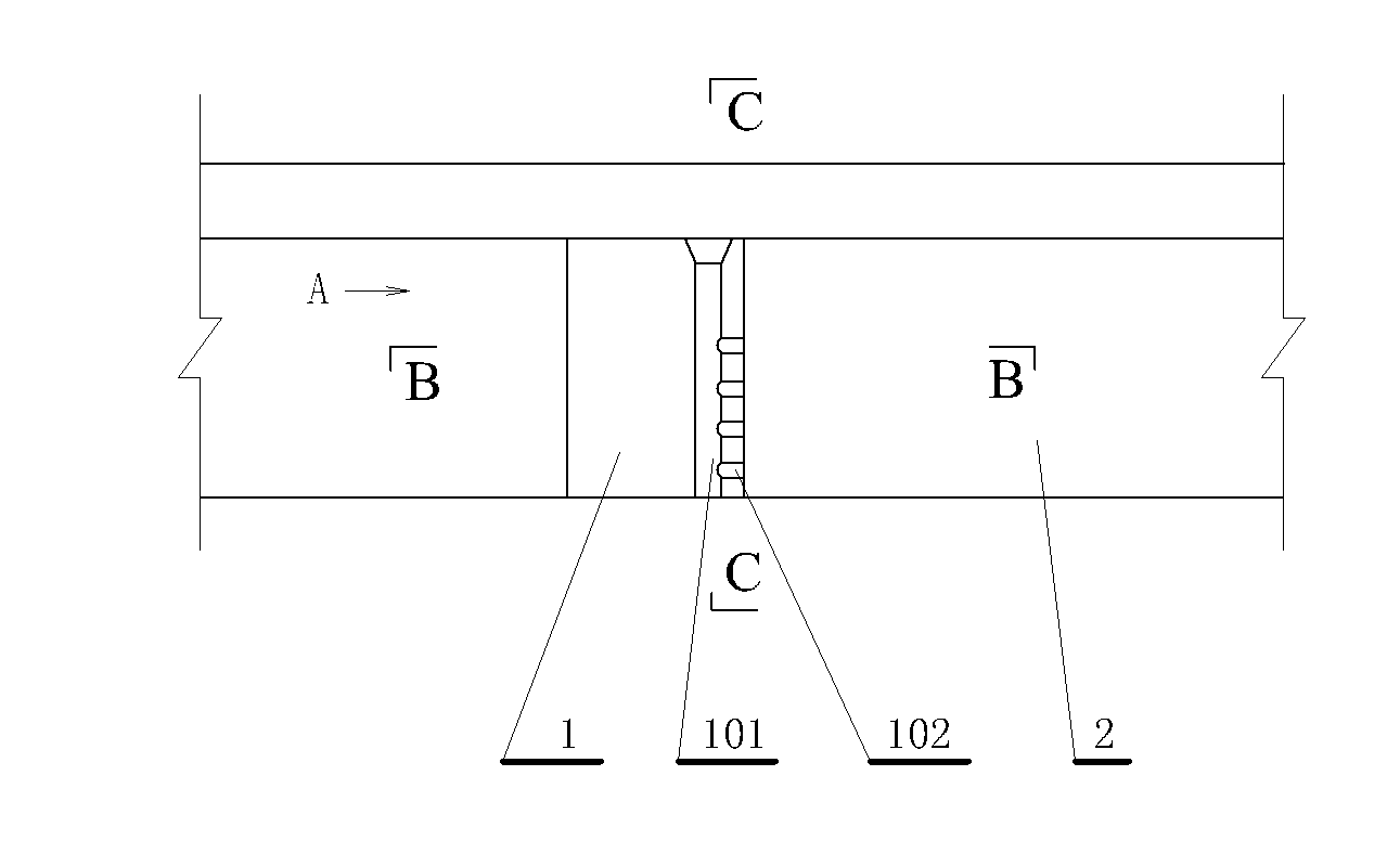 Self-supplementing gas energy dissipation method and device in cave