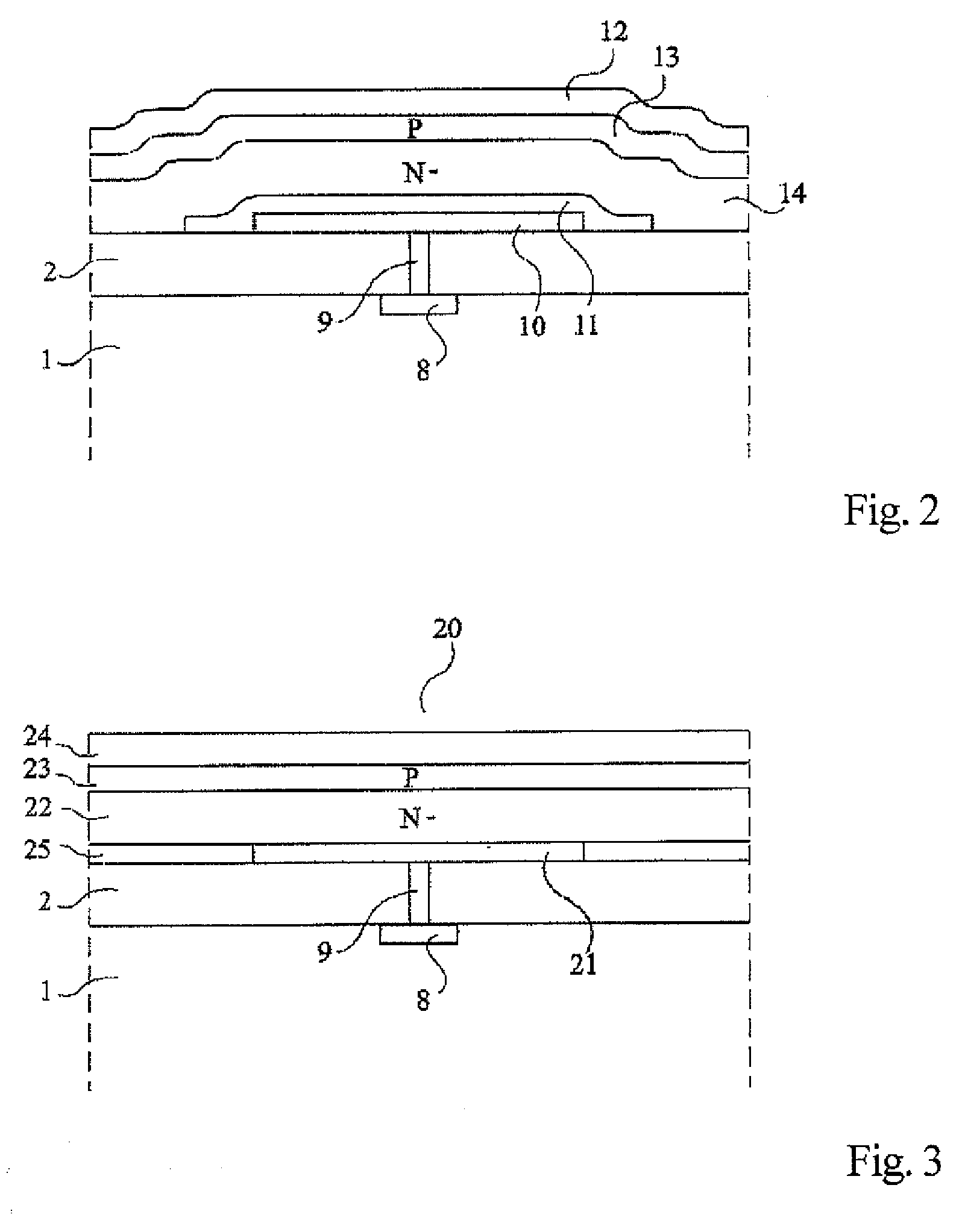 Light sensor located above an integrated circuit