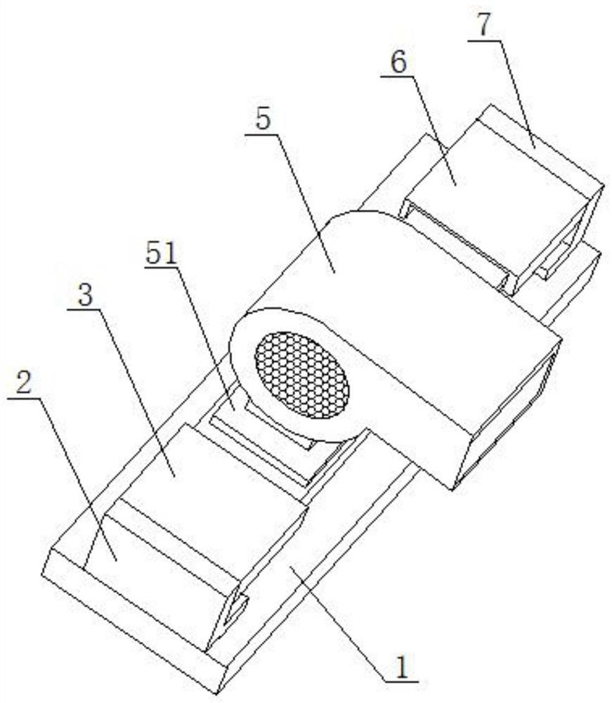 Fixer for air duct machine motor