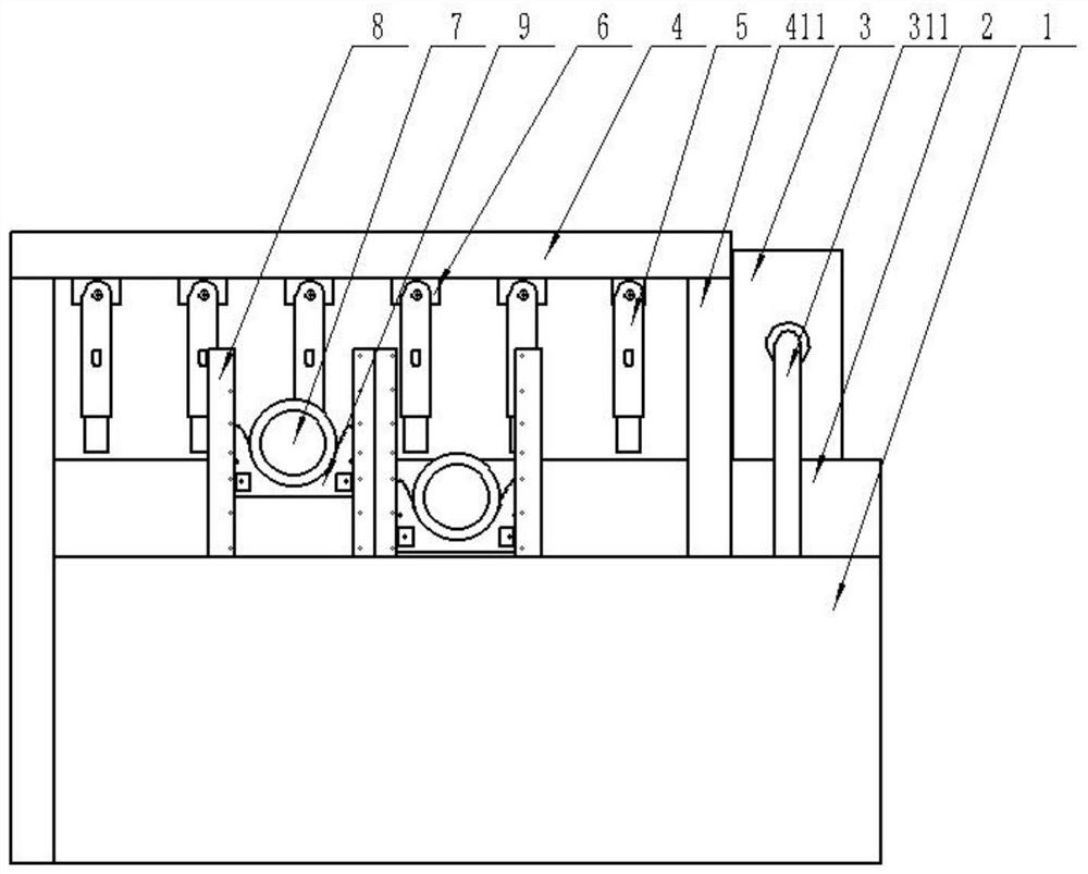 A NdFeB magnet auxiliary processing device and processing method thereof