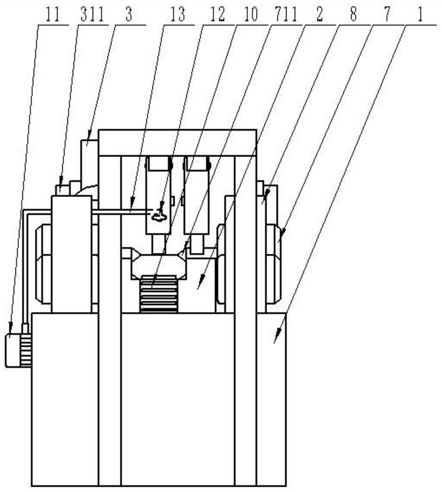 A NdFeB magnet auxiliary processing device and processing method thereof