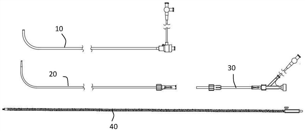 Atrial shunt conveying device