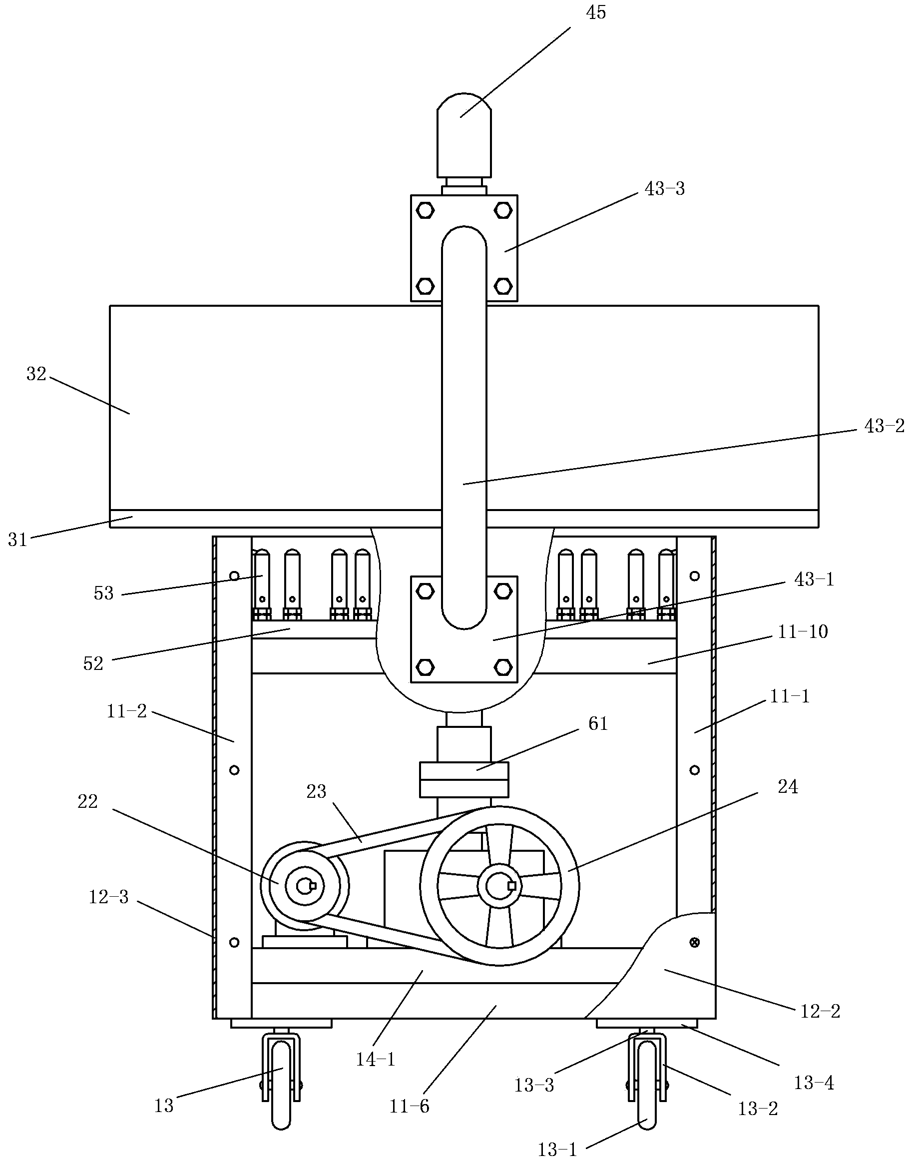 Fish meat floss frying machine