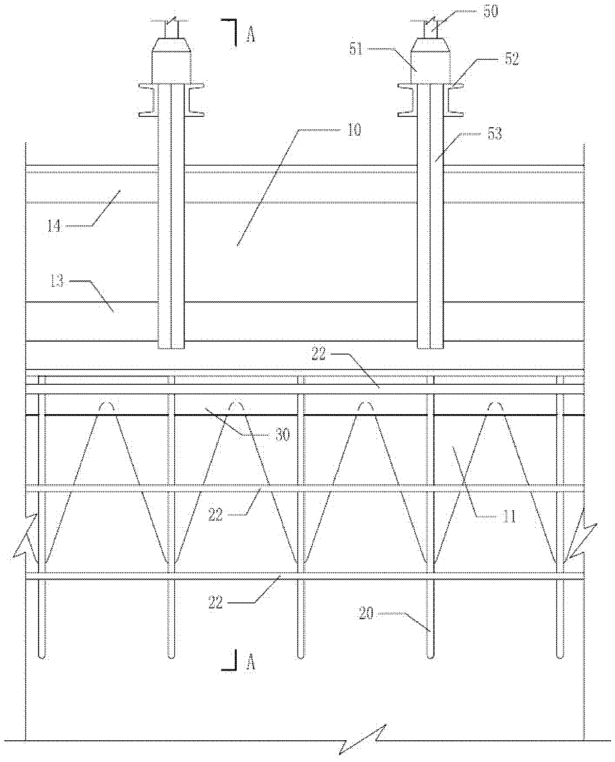 Fast lifting slip form