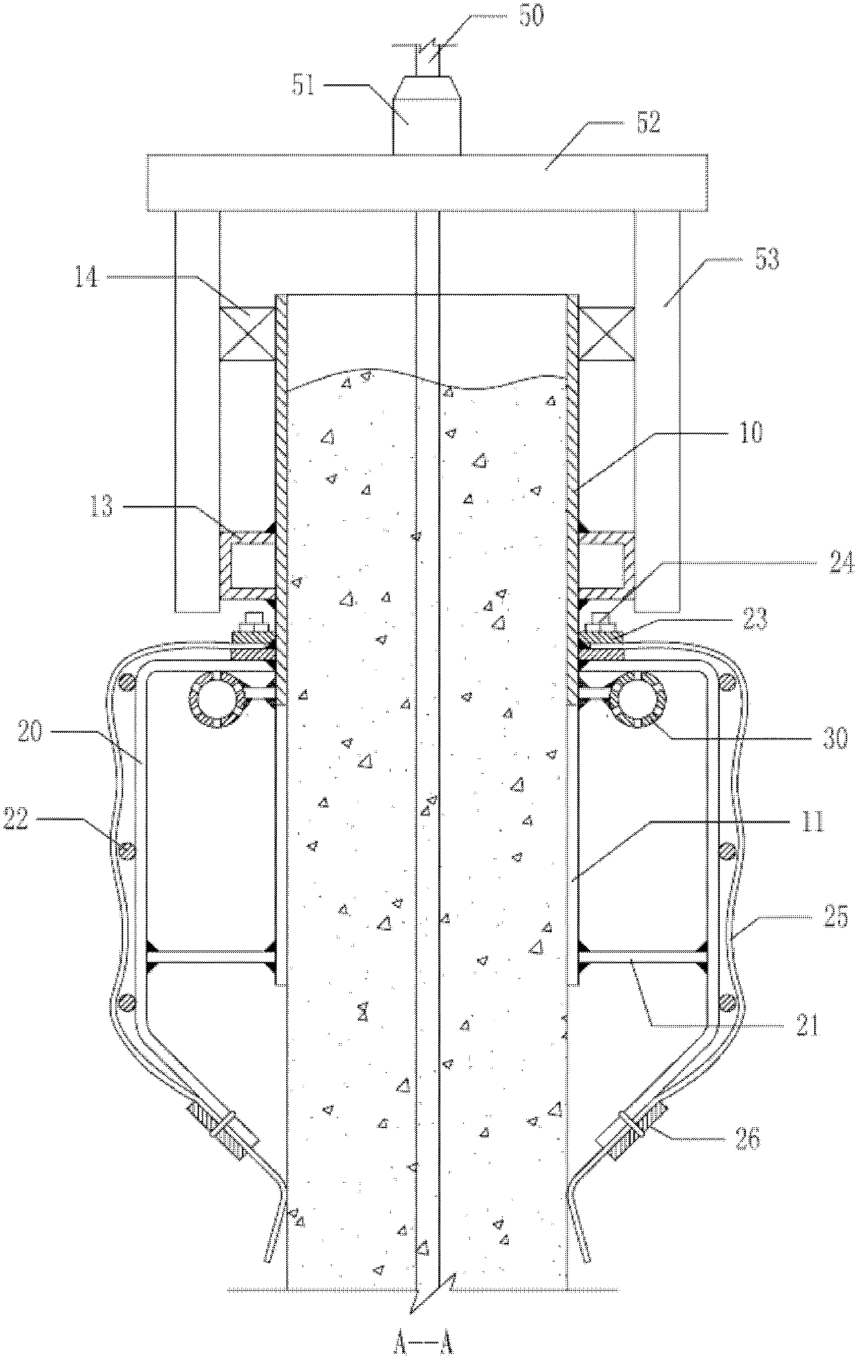 Fast lifting slip form